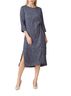 Hatch Polka Dots Multi Color Blue Casual Dress Size 1 - photo 2