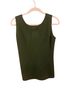 Neiman Marcus 100% Cashmere Green Tank Top Size S - photo 2
