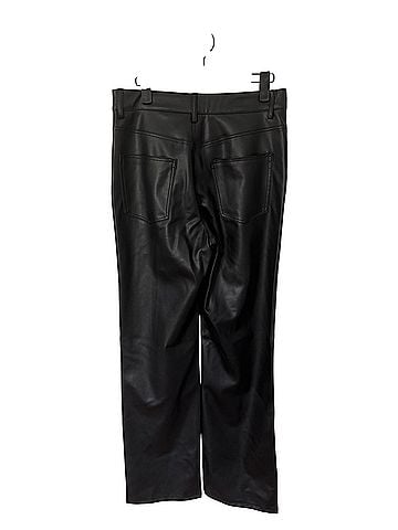 Zara Faux Leather Pants (view 2)