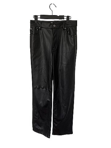 Zara Faux Leather Pants (view 1)