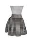 Express Stripes Black White Active Skirt Size S - photo 1