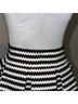 Express Stripes Black White Active Skirt Size S - photo 4