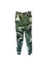 Alfani Floral Green White Casual Pants Size 2 - photo 1