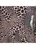 Alfani Animal Print Pink Black Casual Dress Size L - photo 3