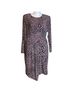 Alfani Animal Print Pink Black Casual Dress Size L - photo 1