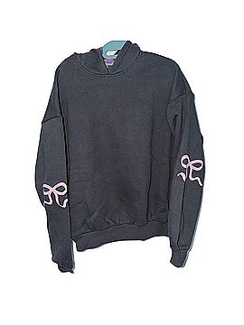 Edikted Bonney Bow Detail Hoodie Sweatshirt (view 1)