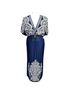 Just Love Floral Blue White Casual Dress Size XL - photo 2