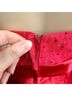 Gunne Sax 100% Polyester Red Cocktail Dress Size 5 - photo 8