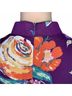 Everly 100% Polyester Floral Purple Orange Casual Dress Size S - photo 10