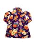 Everly 100% Polyester Floral Purple Orange Casual Dress Size S - photo 1