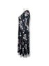 Lbisse Floral Blue Red White Black Casual Dress Size 2X - photo 5