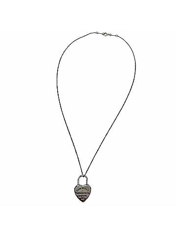 Tiffany & Co. TIFFANY&Co. Tiffany & Co. Return to Heart Lock Necklace, 925 Sterling Silver Pendant, Weight 13.0g, Women's. (view 2)