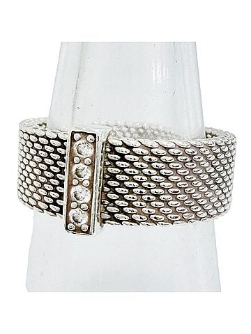 Tiffany & Co. TIFFANY&Co. Tiffany Somerset Ring, 4-Diamond, 925 Sterling Silver, Weight 4.2g, Women's, Highly Recommended ? (view 1)