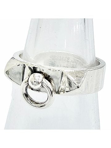 Hermès HERMES Collier de Chien Ring, 2024 model, AG925 sterling silver, made in France, weight 4.7g, women's, highly recommended! (view 1)