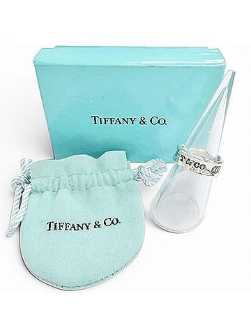 Tiffany & Co. TIFFANY&Co. Tiffany 1837 Narrow Ring, Medium Size, 925 Sterling Silver, Weight 7.3g, Current Model, Women's, Comes with Storage Bag, Highly Recommended! (view 2)
