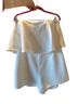 Sugarlips Solid White Romper Size L - photo 1