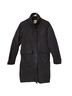 Aspesi 100% Polyester 100% Polyamide 90% Dupion 10% Felt Black Coat Size M - photo 1