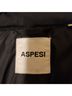 Aspesi 100% Polyester 100% Polyamide 90% Dupion 10% Felt Black Coat Size M - photo 3