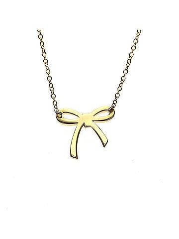 Tiffany & Co. Tiffany Bow Ribbon Necklace Pink Gold (18K) Ruby Men,Women Fashion Necklace (Pink Gold) (view 2)