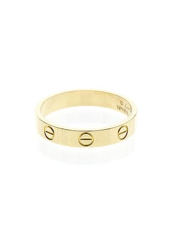 Cartier Cartier Mini Love Ring Yellow Gold (18K) Fashion No Stone Band Ring Gold (view 2)