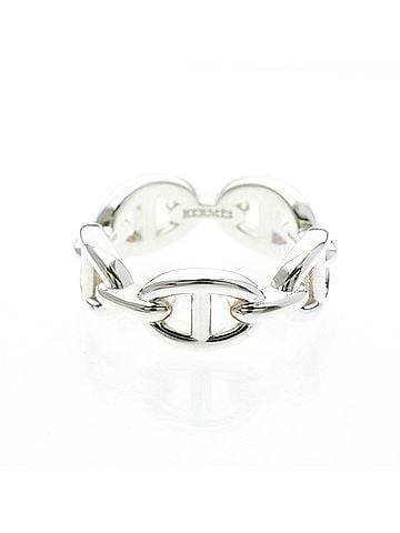Hermès Hermes Chaine D'ancre Ring PM Silver 925 Fashion No Stone Band Ring Silver (view 1)