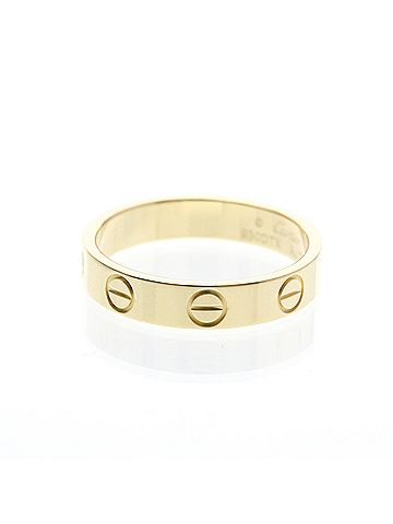 Cartier Cartier Mini Love Ring Yellow Gold (18K) Fashion No Stone Band Ring Gold (view 2)