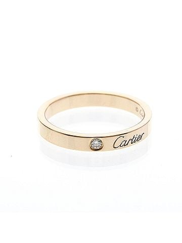 Cartier Cartier Cartier C De Cartier Diamond Ring Pink Gold (18K) Fashion Diamond Band Ring Pink Gold (view 1)