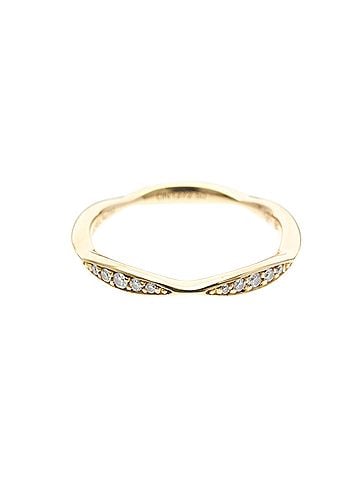 Chanel Chanel Camellia Ring With Diamonds Pink Gold (18K) Fashion Diamond Band Ring Pink Gold (view 1)