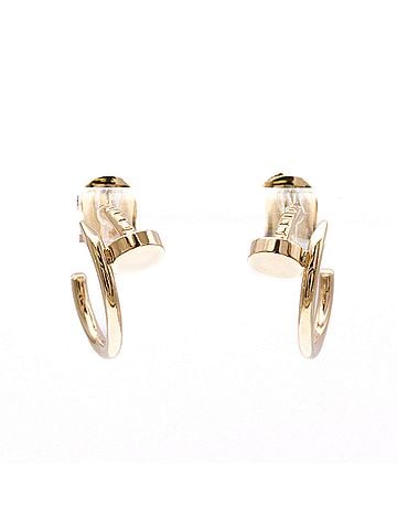Cartier Cartier Juste Un Clou Earrings SM PG No Stone Pink Gold (18K) Half Hoop Earrings Pink Gold (view 1)