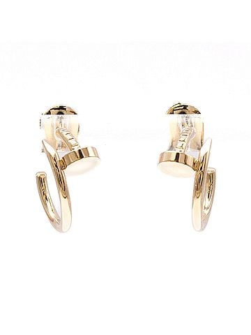 Cartier Cartier Juste Un Clou Earrings SM PG No Stone Pink Gold (18K) Half Hoop Earrings Pink Gold (view 2)