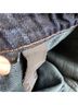 Helmut Lang 100% Cotton Solid Blue Jeans Size 33 waist - photo 5