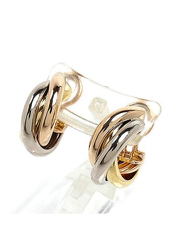 Cartier CARTIER Trinity Classic Earrings, 8.9g, available in 18KWG (White Gold) and 18KPG (Pink Gold). (Women's) (view 2)