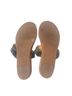 Jack Rogers 100% Leather Animal Print Green Gold Sandals Size 9 1/2 - photo 2