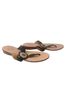 Jack Rogers 100% Leather Animal Print Green Gold Sandals Size 9 1/2 - photo 1