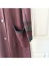 Magic Stripes Burgundy Gray Denim Jacket Size M - photo 7