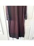 Magic Stripes Burgundy Gray Denim Jacket Size M - photo 10