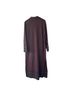 Magic Stripes Burgundy Gray Denim Jacket Size M - photo 2