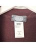 Magic Stripes Burgundy Gray Denim Jacket Size M - photo 3