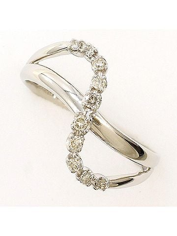 Unbranded PT900 Platinum Ring, 1 Diamond (0.15ct), Total Weight 3.2g, Like New Condition. (view 1)