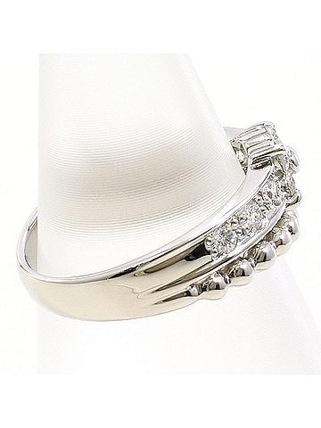 Unbranded PT900 Platinum Ring with 0.20ct Diamond, Total Weight 2.9g, Like New Condition. (view 2)
