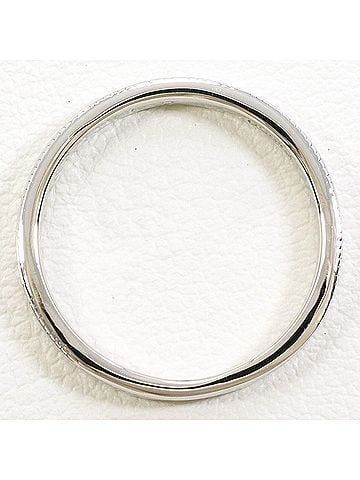 Unbranded PT900 Platinum Ring with 0.01ct Diamond, Total Weight 3.5g, Like New Condition. (view 2)