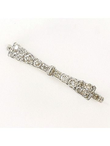 Unbranded PT900 Platinum Ring with 0.17ct Diamond, Total Weight 1.5g, Like New Condition. (view 1)
