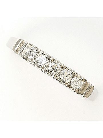 Unbranded PT850 Platinum Ring, 1 Diamond (0.23ct), Total Weight 3.3g, Like New Condition. (view 1)