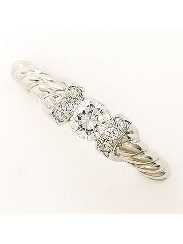Unbranded PT900 Platinum Ring, 1 Diamond, 0.30ct, SI1 Clarity, Certified, Total Weight 4.4g, Like New Condition. (view 1)