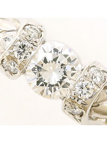 Unbranded PT900 Platinum Ring, 1 Diamond, 0.30ct, SI1 Clarity, Certified, Total Weight 4.4g, Like New Condition. (view 2)