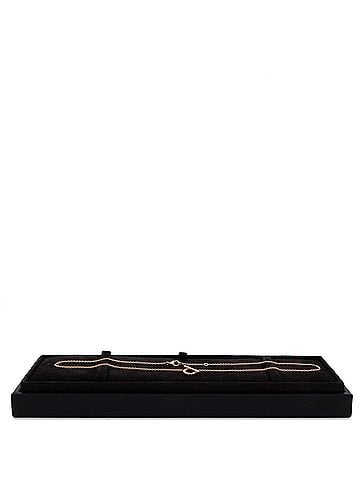 Hermès Finesse Pendant Necklace 18K Rose Gold and Diamonds (view 2)
