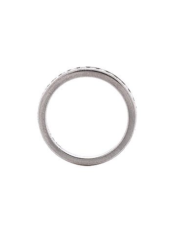 Tiffany & Co. Half Setting Wedding Band Ring Platinum with Diamonds 2.5mm (view 2)