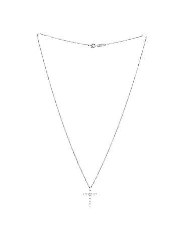 Tiffany & Co. Cross Pendant Necklace Platinum and Diamonds Small (view 2)
