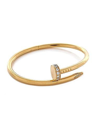 Cartier Juste un Clou Bracelet 18K Yellow Gold with Diamonds Classic (view 2)