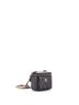Chanel 100% Leather Black Tiny CC Link Vanity Case with Chain Quilted Caviar Mini One size - photo 3